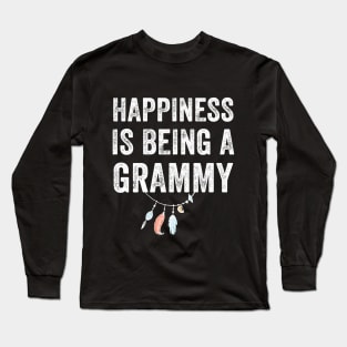 Happiness is being a grammy Long Sleeve T-Shirt